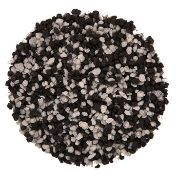 Aquariumpflanzen.net 3x5kg Farbkies schwarz/weiß, Körnung 2-3mm, Aquarienkies, Bodengrund