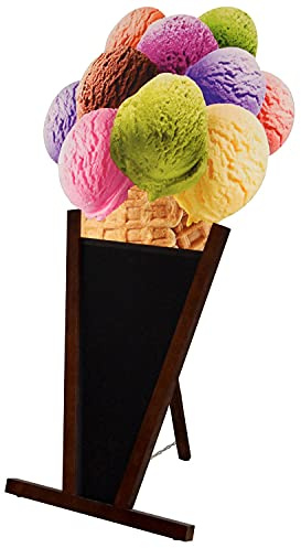 Wasserdicht großer Aufsteller, Werbeaufsteller, Kundenstopper, Gehwegaufsteller, softeis Design, Eiswerbung ice