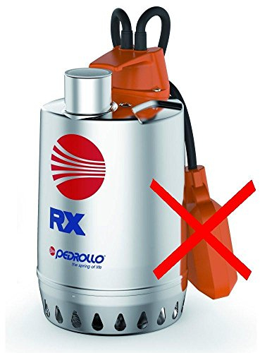 Elettropompa POMPA Sommergibile Acque Chiare 1,5Hp RX5 Trifase 10m Pedrollo