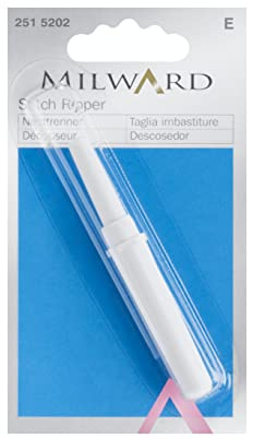 Milward Mercerie - Carta libera di servizio, con separatore di cucitura, piccola, colore: bianco, confezione: 1 pezzo, 12 x 7 x 1 cm