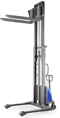 Pallit transpaleta semielectrica WIDE-E | Ancho de vía | Altura de elevación de 2500 mm | Capacidad de carga de 1500 kg | Ruedas de nylon | Montacargas