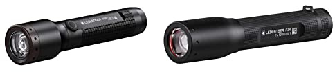 Ledlenser P5R Core kompakte Taschenlampe LED & P3R mini Taschenlampe LED, 140 Lumen, fokussierbar, aufladbar, 100m Leuchtweite, bis zu 6h Laufzeit, mit Lithium Akku, Ladestation und Handschlaufe