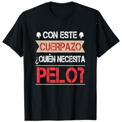 Hombre Regalo Original Hombre Divertido calvos Camiseta