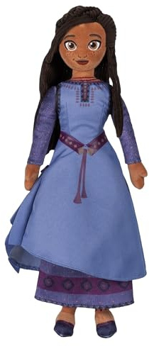 Disney Store Offizielle Asha Weichpuppe für Kinder, Wish, 45 cm, Plüschfigur Spielzeug, Geeignet ab Geburt