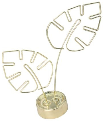Lurrose Tisch-fotohalter Mit Sockel Memo-notizhalter Schreibtisch-memo-klemme Tisch- -klemme Dekorativer Foto-clips Für Küche Esszimmer Und Wohnzimmer