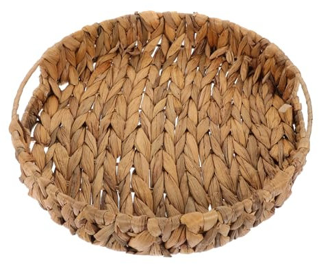 IMIKEYA cestino per il pane in vimini cestino per le chiavi rotondo contenitore per miscellanea cestino portaoggetti panier cestini portaoggetti cestino per patate cestino per servire il pane