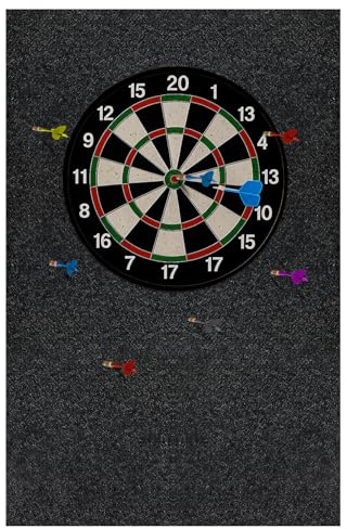 Rdutuok Profi-Surround & Wandschutz für Dartscheiben, Dart Catchring Surround – Schutzring und Umrandung für Dartboards Zuhause & Outdoor