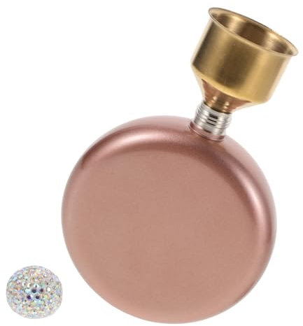 Cabilock Flasque Ronde Pour Flasque De Poche De Camping Bouteille De Vin Professionnelle Étanche Compacte Et Pratique Pour Transport