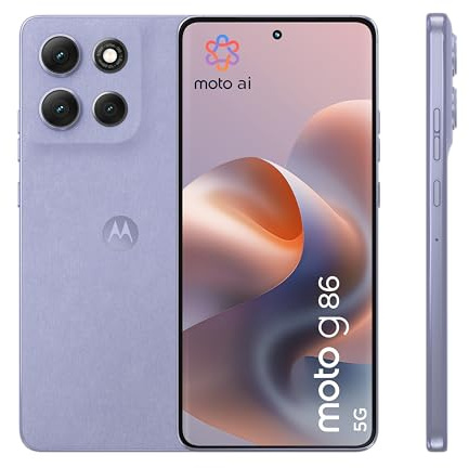 Moto g 86 8, 256 Go, CosmicSky (Violet) | smartphone debloqué, écran 6,67, appareil photo 50 MP, batterie 5200 mAh, coque de protection et câble USB C inclus