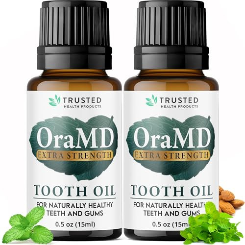 OraMD Extra Strength Tooth Oil - Gum Disease Treatment for Adults (2pack)