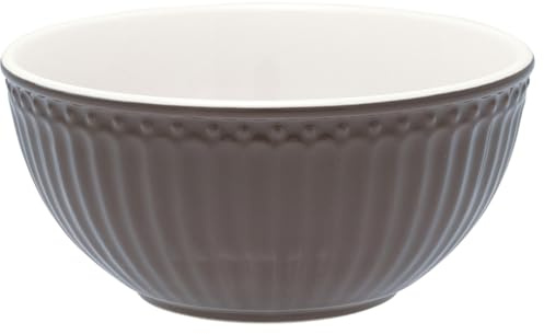 GreenGate [W0526] Cereal Bowl Alice Dark Chocolate