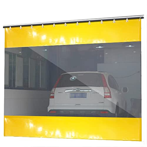 KFGDFD Cortina Taller Cortina Lateral Impermeable Cortinas Impermeables Lona Transparente para Exteriores para Jardín, Pérgola, Garaje, Se Pueden Personalizar
