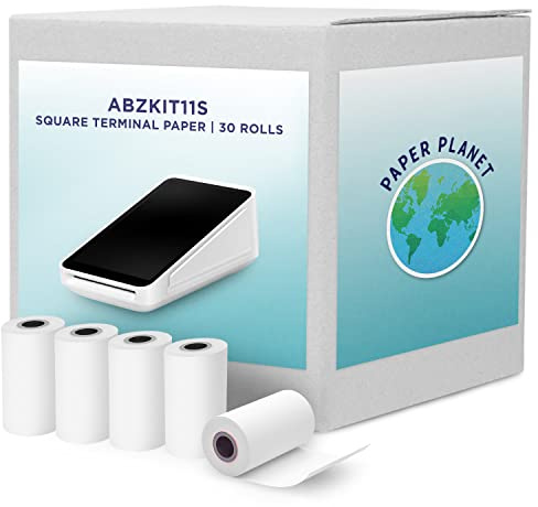 Thermal Receipt Printer Paper for Square Terminal by Paper Planet | 30 Rolls | SPD2-01