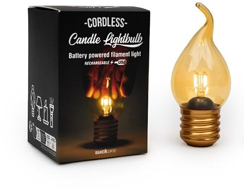 SUCK UK - LAMPADINA A CANDELA - SENZA FILI