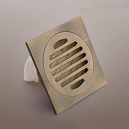 Bodenablauf Duschablaufabdeckung Bodenablauf Quadratische Ablaufabdeckung Badezimmer Bodenablauf Duschablauf Für Badezimmer Toilette Wäscherei Garten Außenküche Einfach zu reinigen und zu pflegen