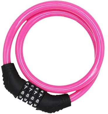 Combination Bike Lock,Heavy Duty Anti Theft Bike Chain Lock | Motorcycle Accessories for Mountain Road Outdoor Travel Commuting School Youth Teens Adults Stroller Skateboard