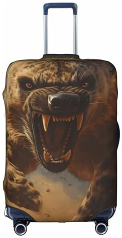 Dyale Fiercely Hyena Running Trolley Suitcase Protection Travel Protective Cover X-Large(25-28 inch suitcase)