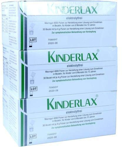 KINDERLAX elektrolytfrei Plv.z.Her.e.Lsg.z.Einn. 3X30 St
