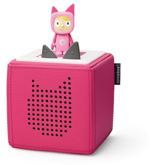 Tonies Toniebox Starter Set incl 1 Creative Character, Audio Music Player Speaker for Audiobooks Songs for Kids, Kid