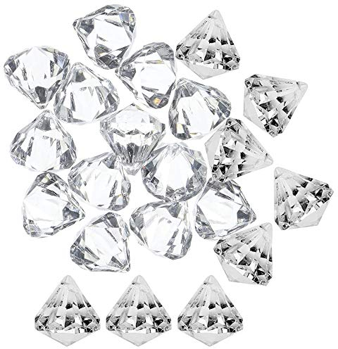 Ziyero 30 Stück Regenbogenkristall Kugel Leuchten Kristall Sonnenfänger Kristallkugelprisma Funkelnde Klare, für Innendekoration, Partys, Autos, Weihnachtsbäume, DIY, Kunstwerke Usw—Diamantimitat