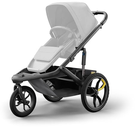 Veer Switchback &Jog Jogger Stroller Frame | 3 Wheel All-Terrain Jogging Stroller for Switchback Seat | Fits All Major Infant Car Seats (Adapters Sold Separate) | Shock Absorbing and Maneuverable