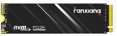 fanxiang S690Q NVMe M.2 SSD, 512 GB, PCIe 4 x 4 Gaming Solid State Enhet, 4 800 MB/s läsning, 3 000 MB/s skrivning, intern SSD, hårddisk för dataöverföring