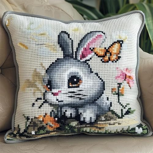 kitphoenix Knüpfkissen Zum Selber Knüpfen Knüpfen Set Knüpfteppiche Set Pferd 3D Handgemachte Geschenke Knüpfteppich für Kinder und Erwachsene Knüpfset 43cm X 43cm