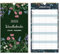 Planificador familiar 2025 2026 - Calendario de pared 2025 2026 planificador familiar 4 columnas, calendario familiar 2025 2026 de julio de 2025 a diciembre de 2026, 38,2 x 22 cm, pétalo