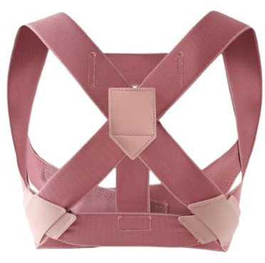 KGDUYC Busti ortopedici Cintura invisibile per la correzione del gobbo, fasciatura toracica antigobba, cintura per la correzione della postura (rosa)