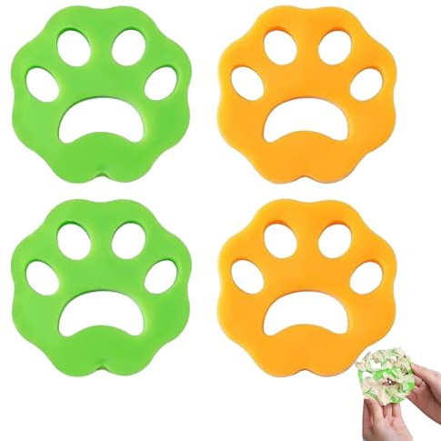 4 Stücke Tierhaarentferner Waschmaschine,Katzenhaarentferner Waschmaschine,Waschmaschine Haarfänger,Tierhaare Waschmaschine,Waschmaschine Pet Hair Removal,Für Entfernt Fell In Waschmaschine
