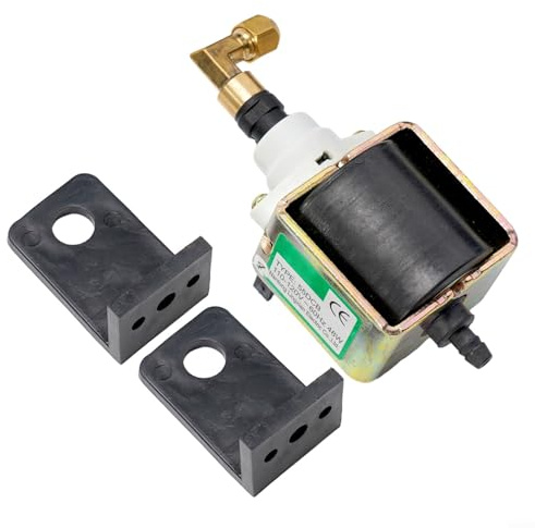 URPIZY 55DCB Bühnennebel Ölpumpe 48W Nebelmaschinen Motor Ersatzteil Für 2000W-3000W Nebelmaschinen Mit Gusseisen Gehäuse Durchflussrate 350-400ml/min AC220-240V/110-120V, Nebelmaschine Ölpumpe(110V)