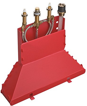 Hansgrohe 13444180 cuerpo base para grifería de 4 agujeros para borde de bañera