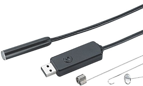 Somikon Teleskopkamera: Wasserfeste USB-Endoskop-Kamera mit 7m-Kabel & LEDs (USB Endoskop Kamera Software, Camera, Rohr)