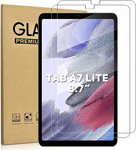 KATUMO [2 Pack] Verre Trempé Protection d'écran pour Samsung Galaxy Tab A7 Lite 8.7 Pouce (SM-T220/T225), sans Bulles Ultra Transparent HD Anti-Rayures Films pour Tablette A7 Lite 8,7