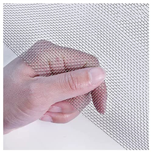 Generic Inoxydable Tissée Fil Moustiquaire Fenêtre 10 Mesh 18 Mesh 60 Mesh 120 Mesh 300 Mesh Maille De Rongeur Filtre Anti-Insecte Rideau Moustiquaire,18 mesh,1x8m(39x314inch)