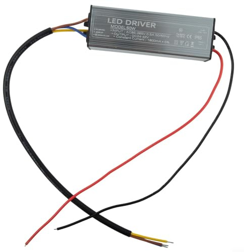 YUANGANG Controlador LED IP66 impermeable 10W-60W 300-1800mA Fuente de alimentación Transformador LED de inundación