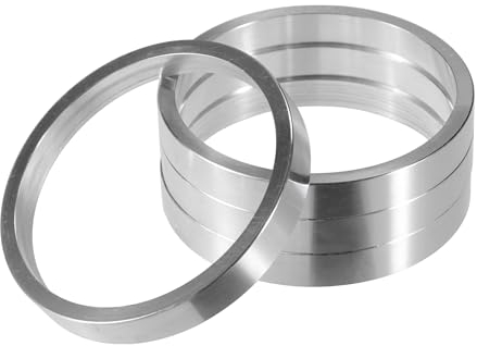 QUARKZMAN 4 Stück Aluminiumlegierung Auto Radnaben-Zentrierringe OD 75mm auf ID 66,6mm