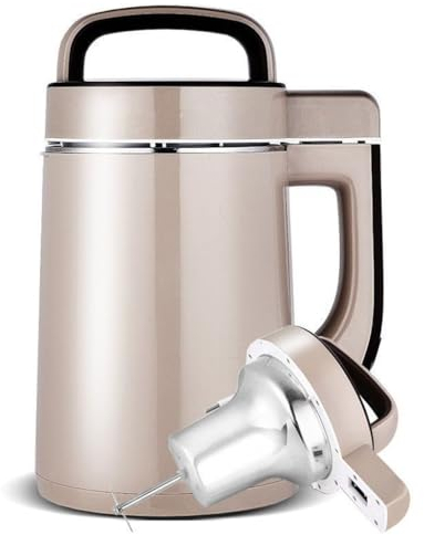 CRBUDY Máquina de Leche de Soja, Pulpa doméstica, pequeña, automática, para cocinar Gratis, rompe Paredes, Multifuncional (como se Muestra en Todos)
