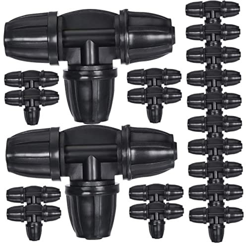 CIMAXIC 20stücke Tropfbewässerungsteile Garten Schlauchanschluss Mit Widerhaken Bewässerungsschläuche Wasserschlauchverbinder Schlauchadapter