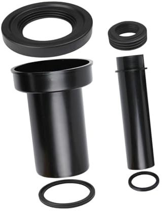 Baoblaze Adattatore per Riparazione Tubo di Scarico per WC Montato a Parete, Set di Connettori per Serbatoio WC a Tenuta Stagna, Pezzi di Ricambio per WC per D, Tipo a