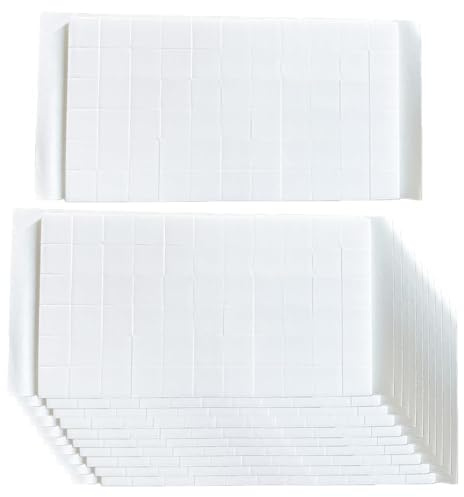 10 Sheets/660 PCS Double Sided Sticky Pads 12mm 3D Foam Sticky Pads Square Foam Pads for Card Making Scrapbooking DIY Art Craft Home and Office Supplies