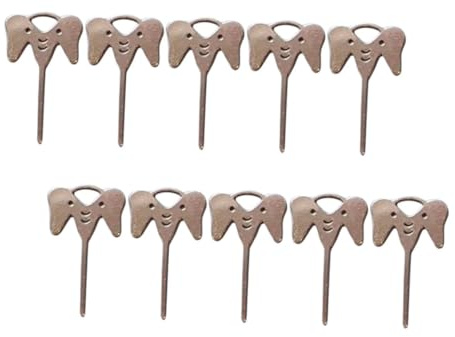 SHINEOFI 10piezas Extractor De Tarjetas De Sim Pin De Expulsión para Bandeja De Tarjeta Diseño De Útil De Teléfono