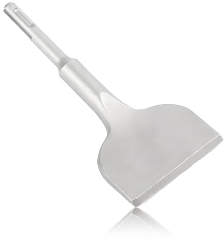 Tharvolex SDS Plus Tile Removal Chisel 165x75mm, Angled Cranked Chisel Tile Remover Tool for Ceramics, Floor Tiles, Masonry & Concrete