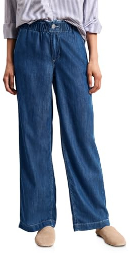 Street One Wide Leg Jeans Dark Indigo tvätta 26
