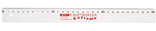 KUM 225.05.19 Lineal 30 cm Kunststoff L3 Softie Flex