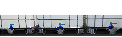 VOXTRADE Kit de raccordement pour réservoirs IBC de 1000 litres, réservoir d'eau de pluie, fûts et bidon