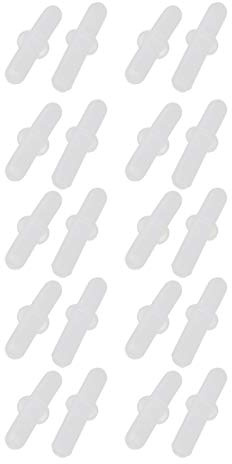uxcell 20pcs 3mm ID 5mm OD Flexible Straight PVC Connector for Hose Oxygen Pipe