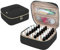 Yarwo Nail Polish Organiser Case, Nail Varnish Storage for 36 Bottles (15ml/0.5 fl.oz), Nail Polish Storage Bag for Nail Varnish, Nail Polish Carrying Case for Nail Art Accessories, Black