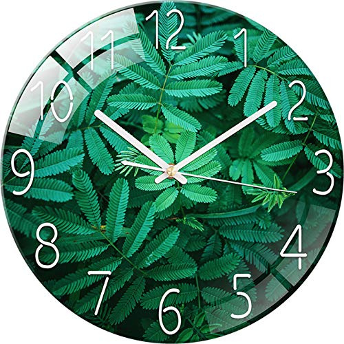 SWECOMZE Wandnuhr mit Geräuscharmes,12 Zoll 30cm Wand Uhr,Wanduhr Lautlos, Galaxie Sternenhimmel Wall Clock Home Decor für Wohnzimmer Kinderzimmer (Stil D)