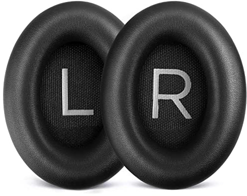 Laipuke Ersatz-Ohrpolster für Bose NC700, Memory-Schaum & Proteinleder | Kompatibel mit Bose NC700, 1 Paar, Schwarz, Noise Cancelling Kopfhörer